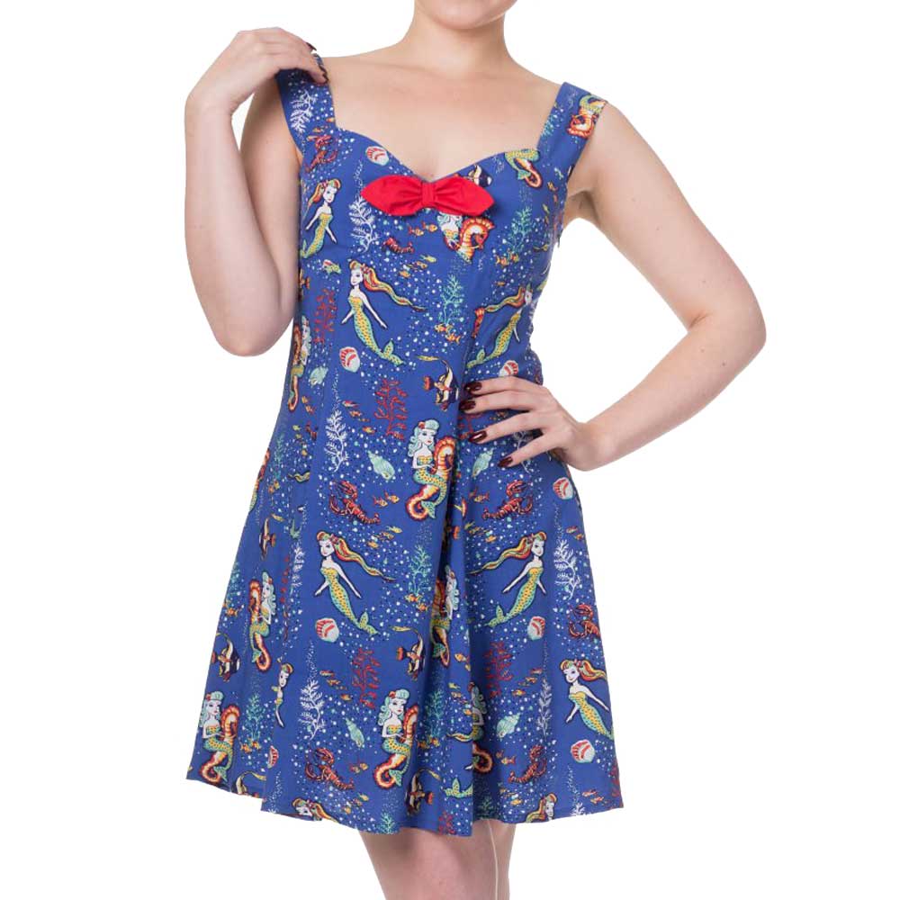 Dancing Days - MADE OF WONDER Robe courte - Bleu/Blanc